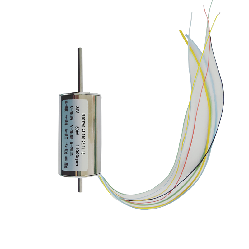 ホールセンサー付き32mmブラシレスDCモーター